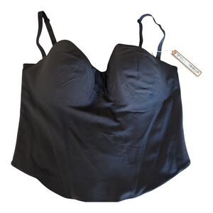 NWT SKIMS Black Shapewear Camisole - Corset Sz XL